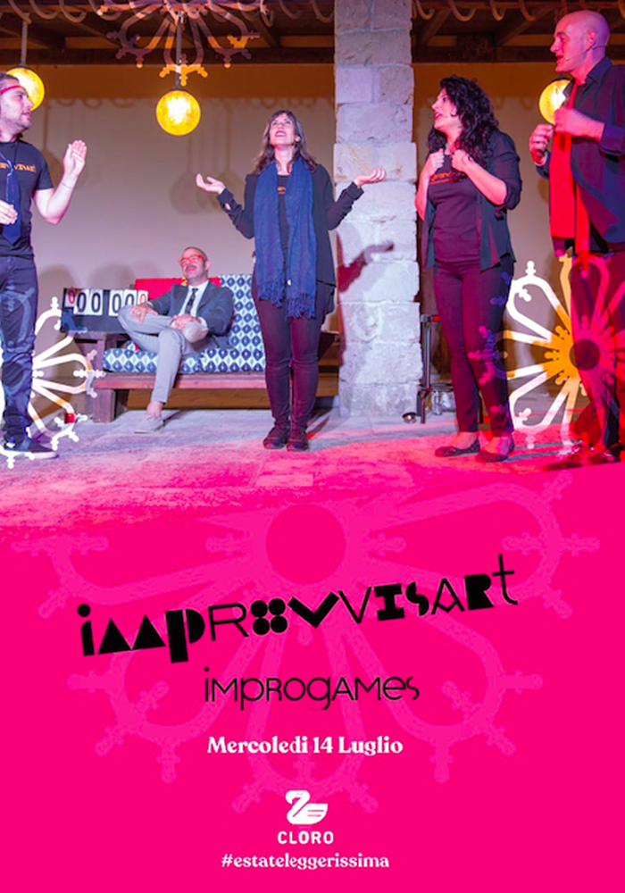"Improgames", spettacolo di Improvvisazione Teatrale venerdì 25 settembre al Cloro a Lecce