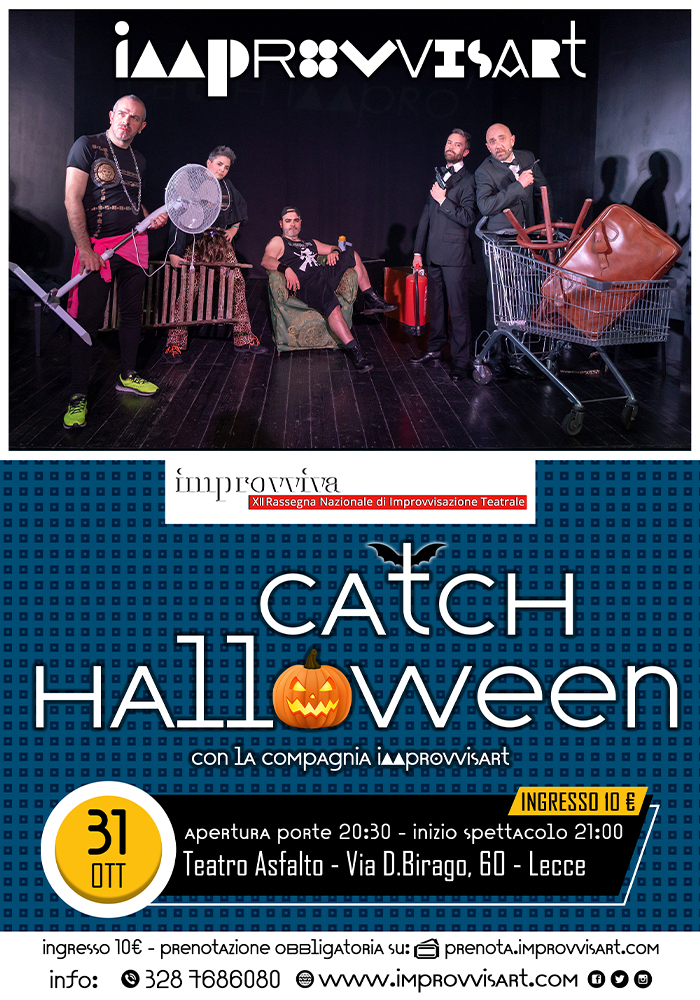 Catch Halloween il 31 ottobre al Teatro Asfalto di Lecce
