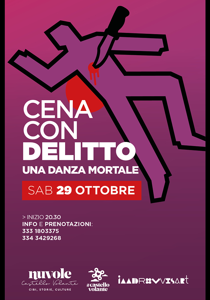 Cena con Delitto "Una danza mortale - Halloween edition" il 29 ottobre al Castello di Corigliano D'Otranto 